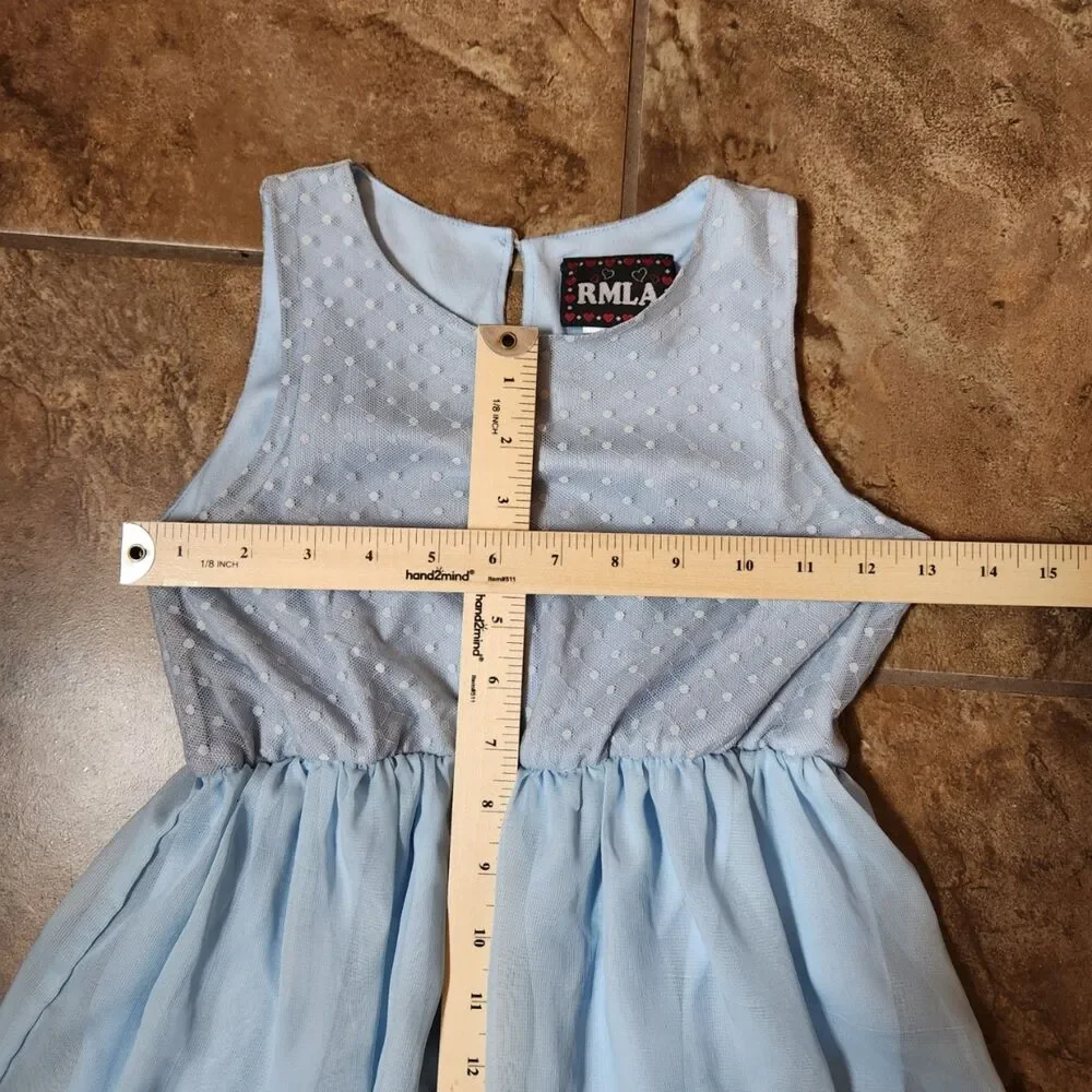 RMLA Girls Dress Size 10 Multi‑Color Sleeveless
